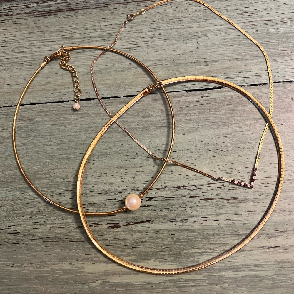 Avon Gold Necklace Bundle